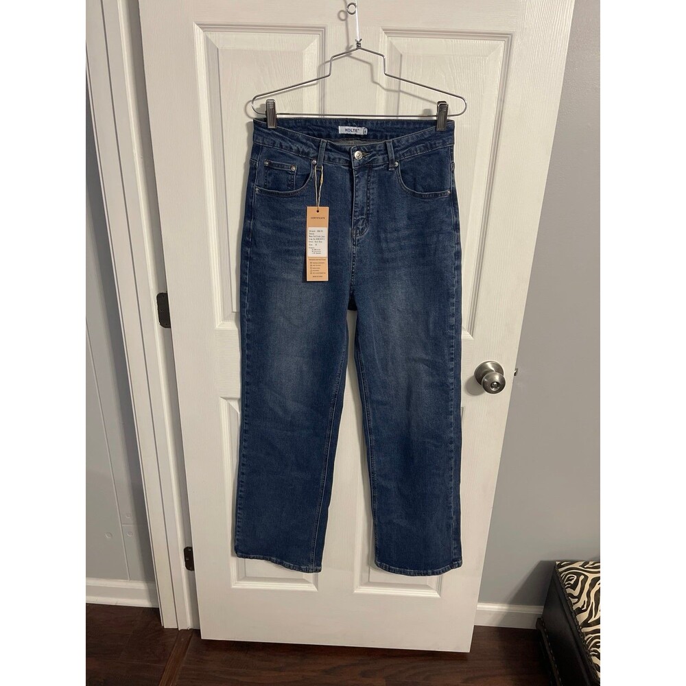 HDLTE Boyfriend Jeans Size 10 Dark Blue New With Tag